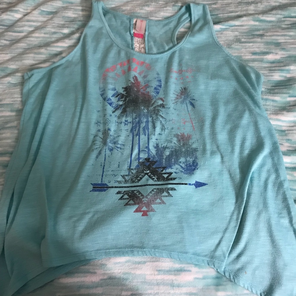 Blue no boundaries shirt